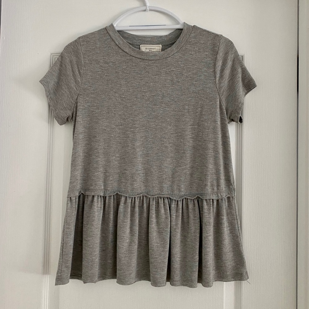 No Comment Peplum Top